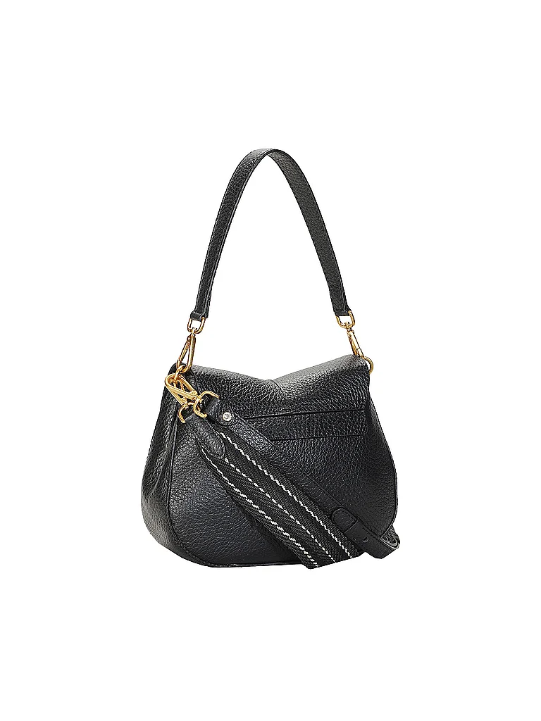 GIANNI CHIARINI Sac en cuir - Sac bandoulière HELENA ROUND noir